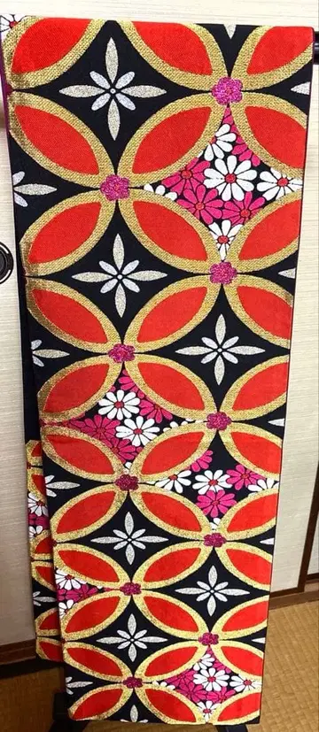 칠보 국화 후쿠로 오비