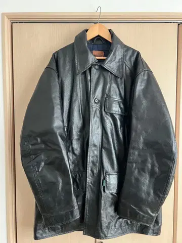 폴 스미스 진스 90s 잉글랜드제 가죽 카 코트