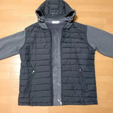 산타페 후드 부착 다운 자켓