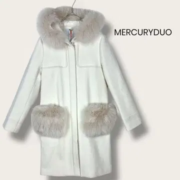 [M] MERCURYDUO 퍼 코트 롱 안감 있음 귀여운