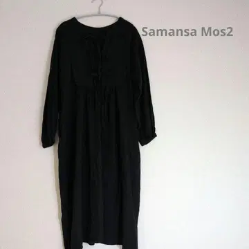 Samansa Mos2 SM2 롱 원피스 2way 앞뒤 착용