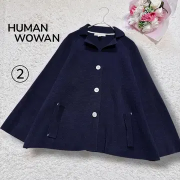 [ HUMAN WOWAN ] 고급 니트 자켓 가디건 성인 고급 네이비 M