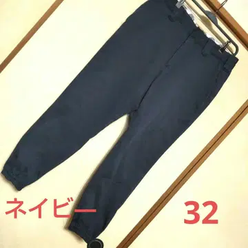 Dickies 워크 팬츠 32 네이비 밑단 밴딩