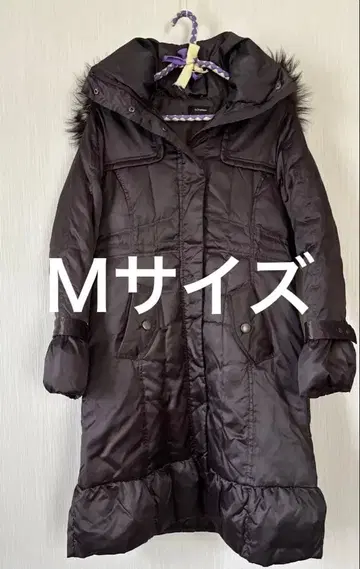 후드 부착 롱 다운 자켓