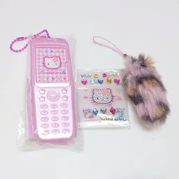 산리오 가라케 키링 헤이세이 갸루 키티