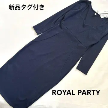 새상품 ROYAL PARTY 로얄 파티 타이트 원피스 네이비