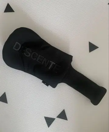 DESCENTE 드라이버용 골프헤드커버 블랙