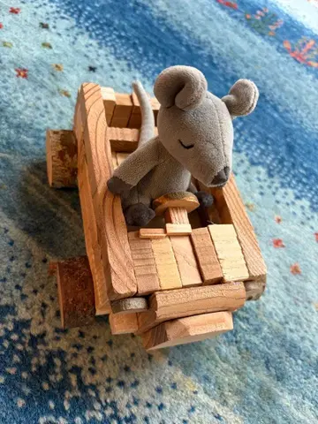 나무 자동차 핸드메이드