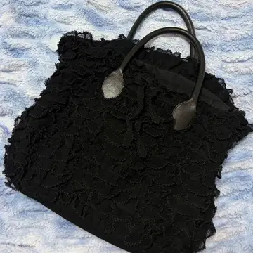 PINK HOUSE 도트 튤 레이스 핸드백