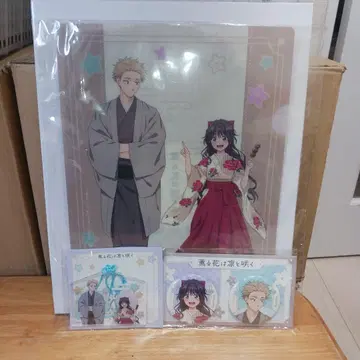 교토마후 2025 캔뱃지 클리어 파일 에마풍 참 3종 세트