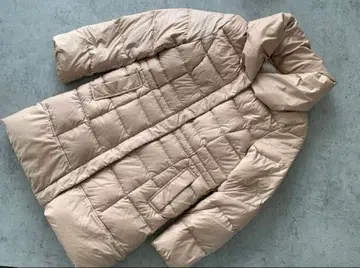 미사용급 anysis 롱 다운 코트 M 베이지 카멜