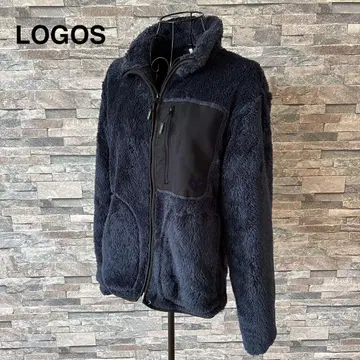 로고스 사이즈 M 네이비 복슬복슬 겉옷 긴팔 지퍼