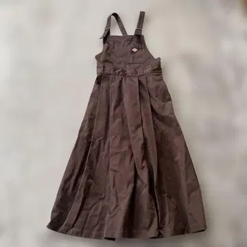 브라운 살로펫 롱 기장 코튼 혼방