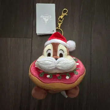 칩 크리스마스 도넛 봉제 인형 키링 키체인