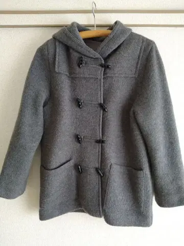 Mademoiselle NON NON 더플 코트 그레이