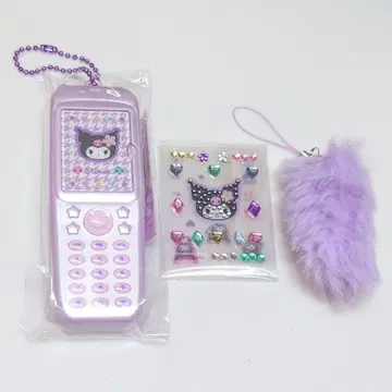 산리오 폴더폰 키링 헤이세이 갸루 쿠로미