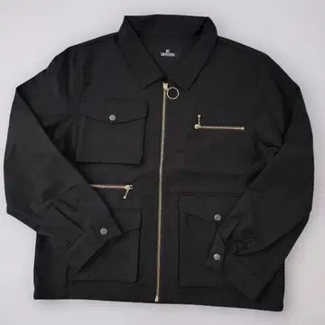 [ 미착용 ] WOmB 얇은 소재 지퍼 블루종 F 사이즈