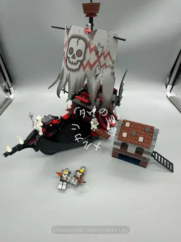 정품 레고 7029 해골선 습격 불완전한