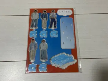 M!LK 블루 샤워 FC 한정판 혜택 집합 아크릴 스탠드