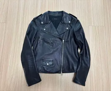 allureville 블랙 가죽 자켓 2 라이더스 알아바일