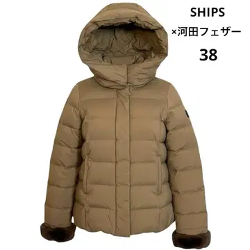 [ 새상품급 ] 쉽스 카와타 페더 후드 숏 다운 자켓