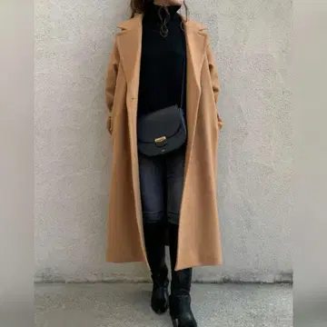 [새상품급] ungrid 카멜 롱 코트