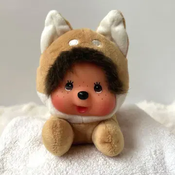 몬치치 세키구치 시바견 코스튬 봉제 인형 당시물 헤이세이 레트로 레어