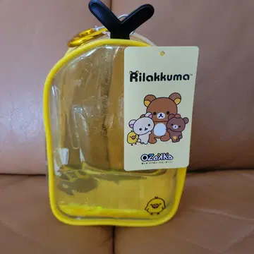 미사용 새상품 키이로이토리 반짝반짝 봉제 인형 파우치