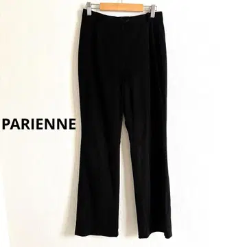 PARIENNE 스웨이드 팬츠 블랙 9 M 스트레이트 캐주얼