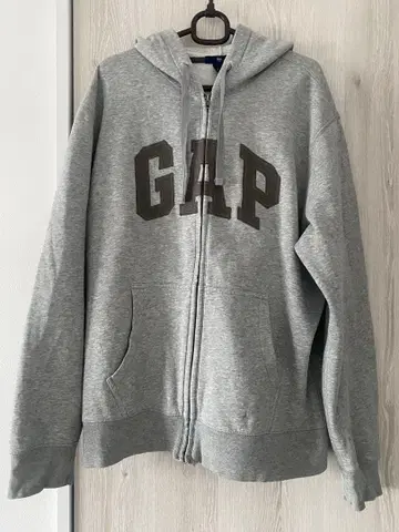 GAP 그레이 집업 후드티 L 사이즈