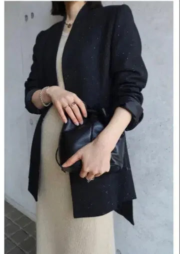 louren waist shape color nep jacket