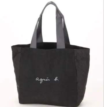 agnis b. 블랙 토트백