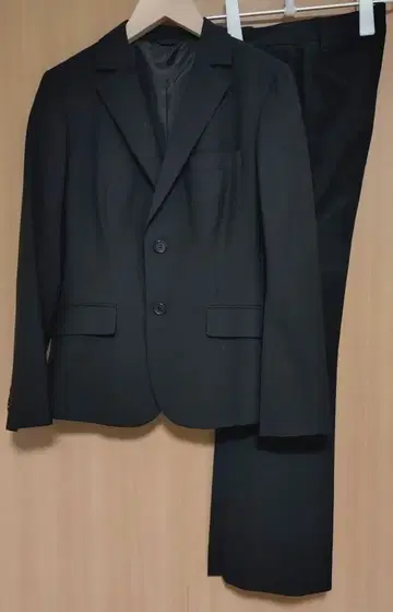 더 수트 컴퍼니 수트 셋업 블랙 사이즈 36