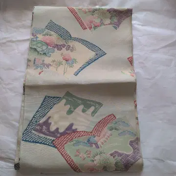 도서 패턴 후쿠로 오비 앤티크