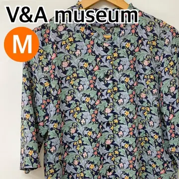 V&A museum 상의 셔츠 네이비 일본제 M [ CT1706 ]