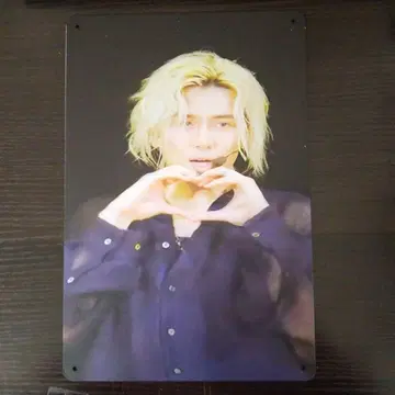 후지이 카제 새상품 메탈 포스터