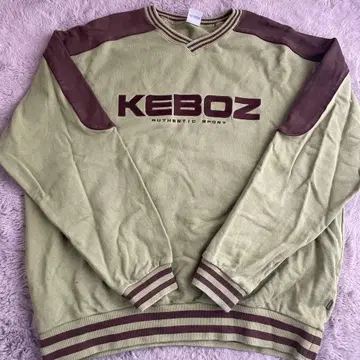 KEBOZ 트레이닝복 올리브 그린 브라운