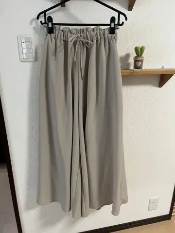 LEPSIM 와이드 개더 팬츠 L 사이즈 롱