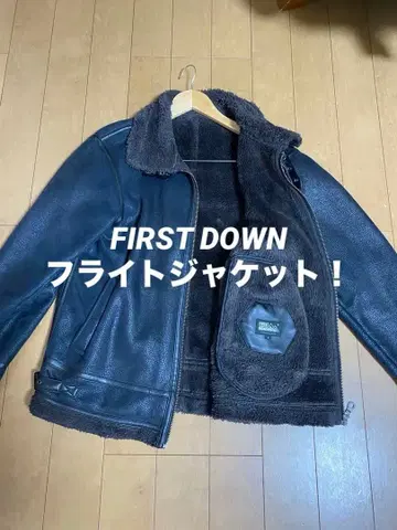 퍼스트다운 페이크 무스탕 자켓 B-3 블랙 L 사이즈 인기
