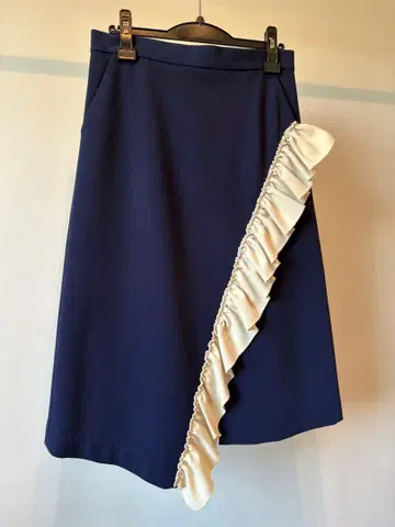 Ehar&Nema 프릴 스커트 네이비