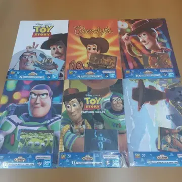 제일복권 토이스토리 포스터 & 엽서 세트 6종 낱개 판매 불가