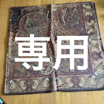 에트로 ETRO 페이즐리 무늬 실크 터치 스톨 숄