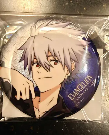 애니메이트 카페 나기사 카오루 캔뱃지 에반게리온 캔뱃지