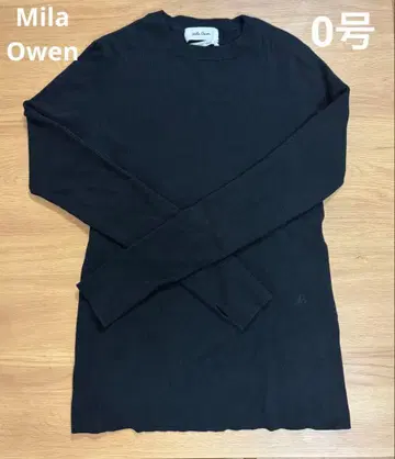 [ 새상품급 ] Mila Owen 블랙 크루넥 니트 스웨터
