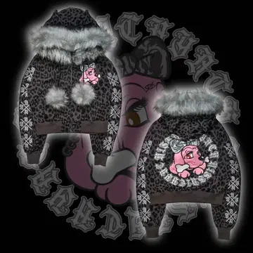 GALFY x KRY 콜라보 케모미미 케도갸루짱 PK 블랙