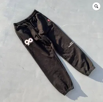 9090 스웨트 팬츠 블랙