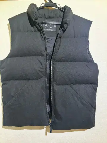 나노 유니버스 Nishikawa Down 블랙 다운 베스트 S