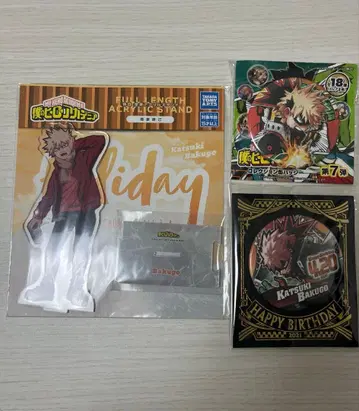 히로아카 바쿠고 카츠키 휴일 아크릴 스탠드 컬렉션 캔뱃지 벌스데이 캔뱃지