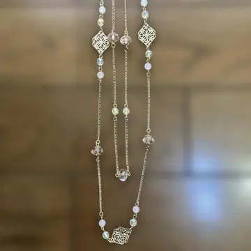 골드 롱 목걸이 엘레강트