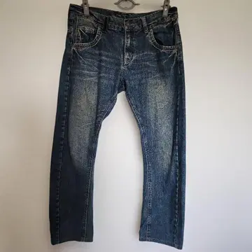 milimili 데미지 가공 데님 팬츠